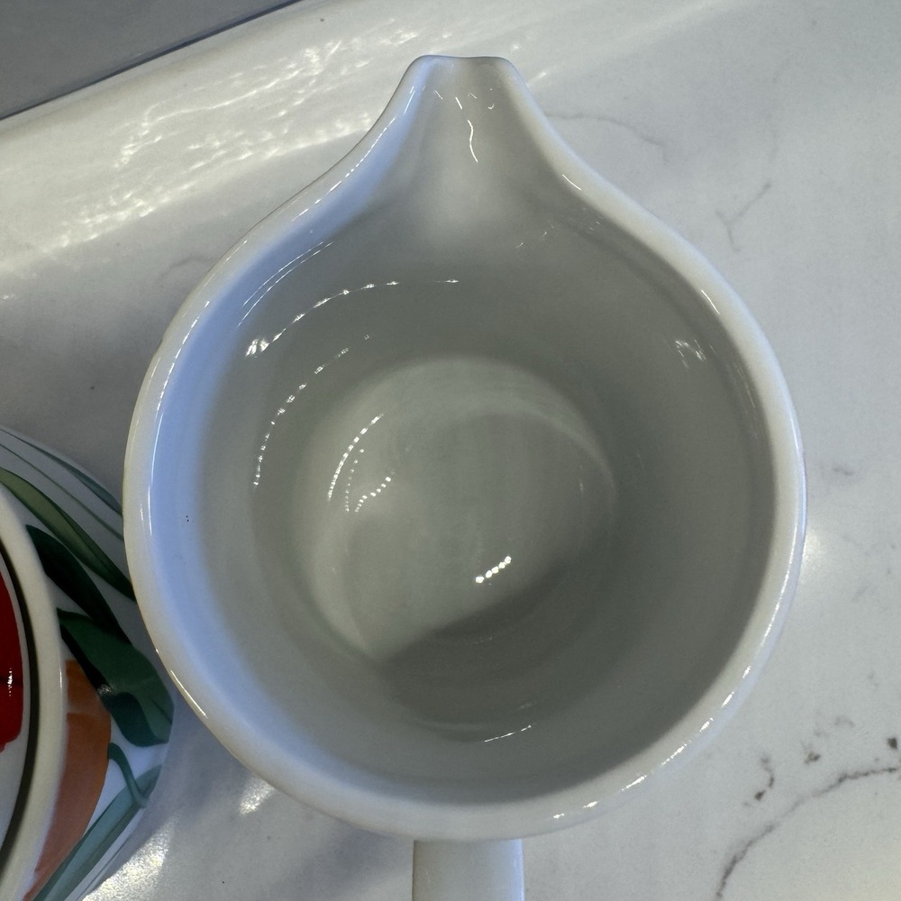 Studio Nova Flourish Tulip Print Sugar Bowl with Lid & Matching Creamer - Picture 7 of 11